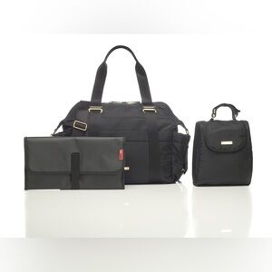 Storksak London Sandy Diaper Bag Set